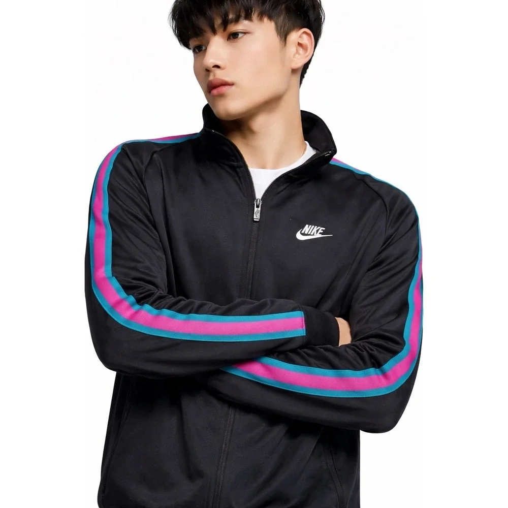 Nike Sportswear Sz S N98 Warm Up Men's Jacket Athleisure Gym‎ Sporty Full Zip